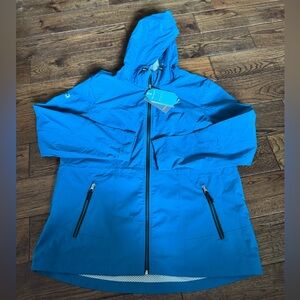 NWT FREE COUNTRY X20 Teal Hooded Jacket Women’s Size XL/TG/EG